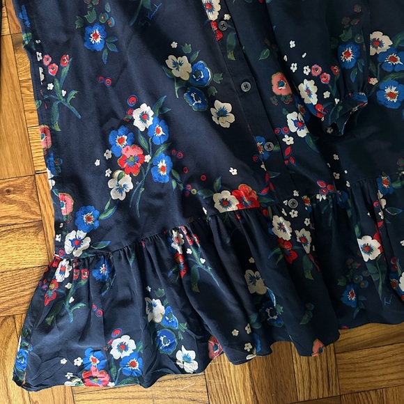 Tory Burch Gabrielle Pansy Dress Size 4 - Picture 6 of 6